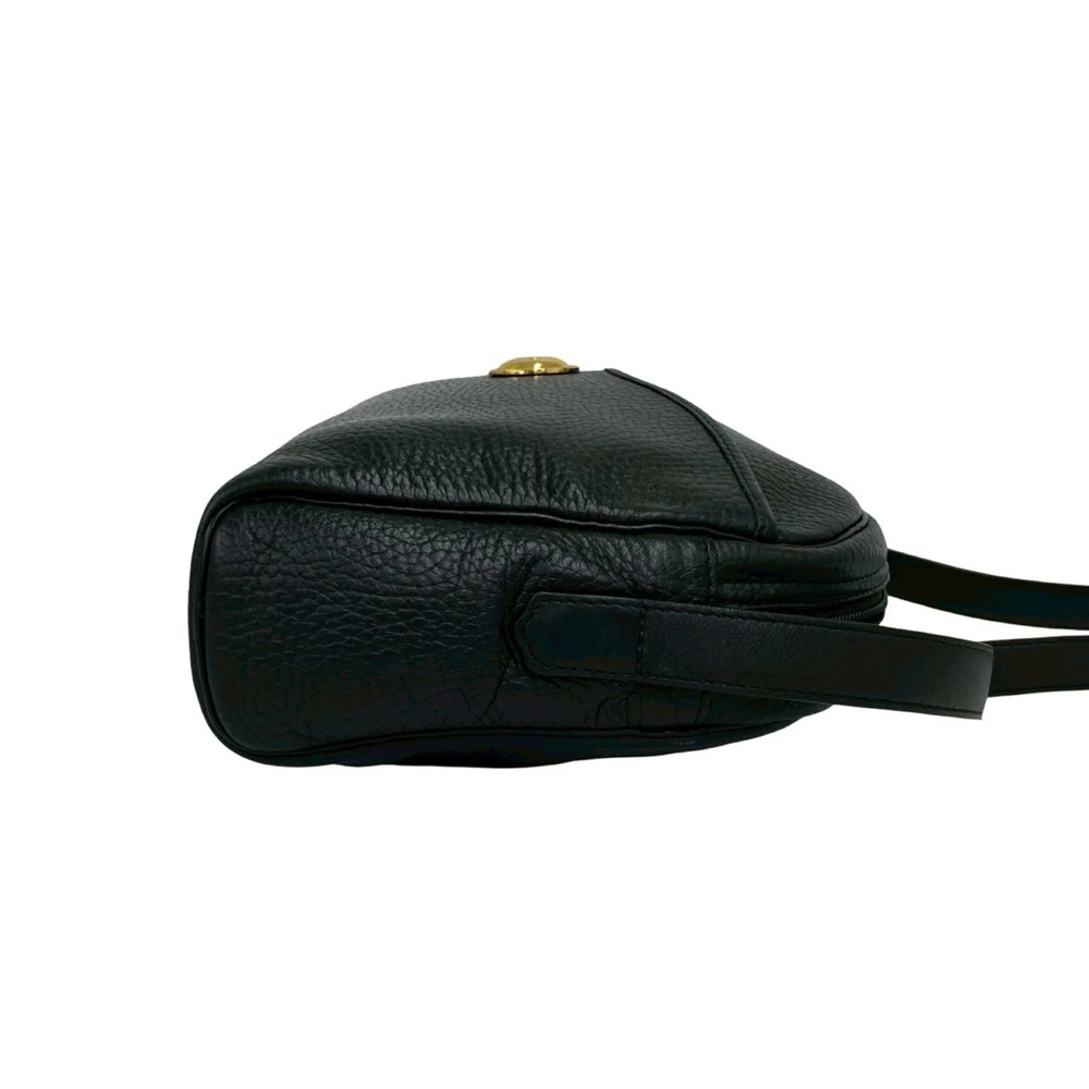 CHRISTIAN DIOR Vintage Black Leather Shoulder Bag - Picture 6 of 10